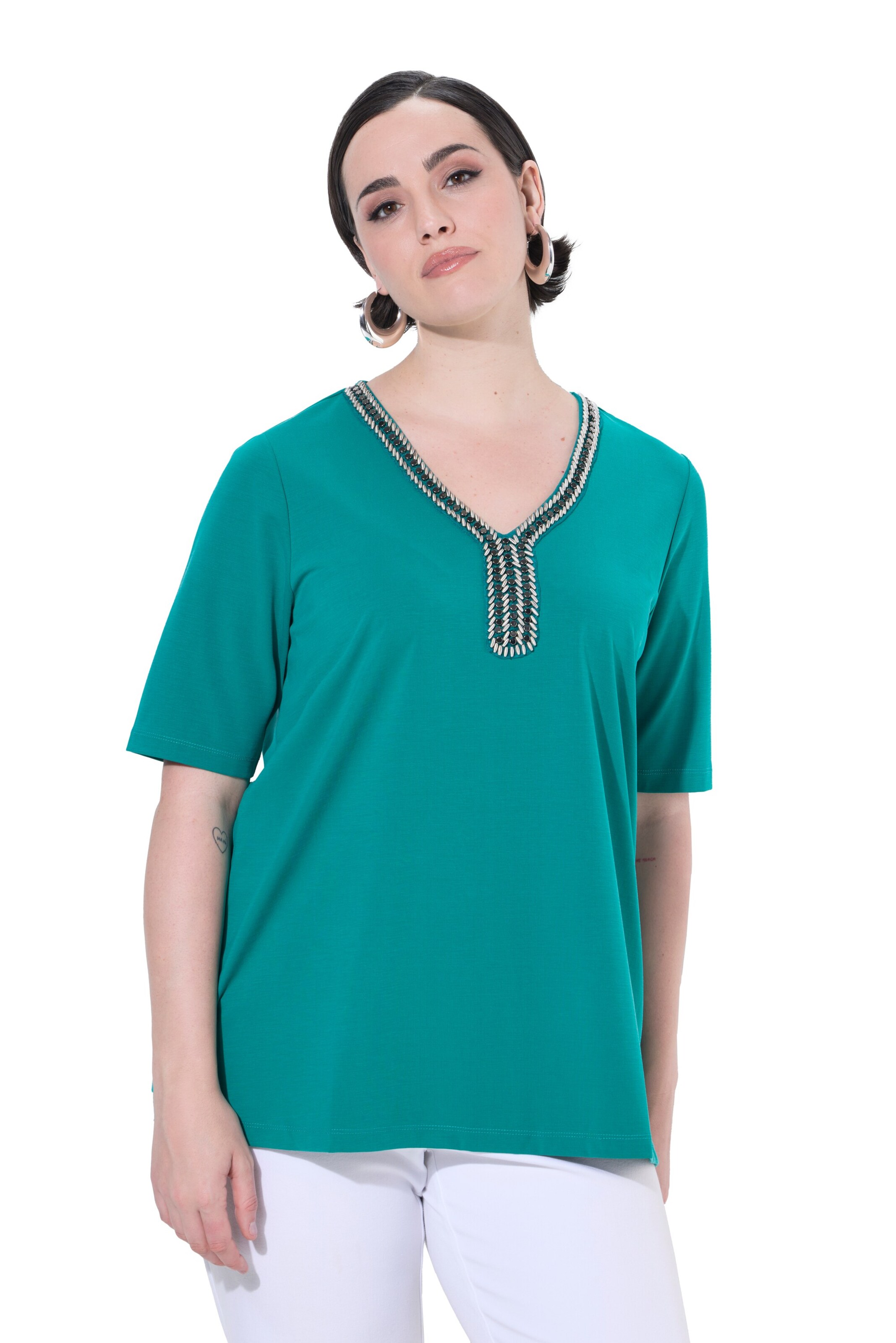 Ulla Popken Shirt in Blue: front