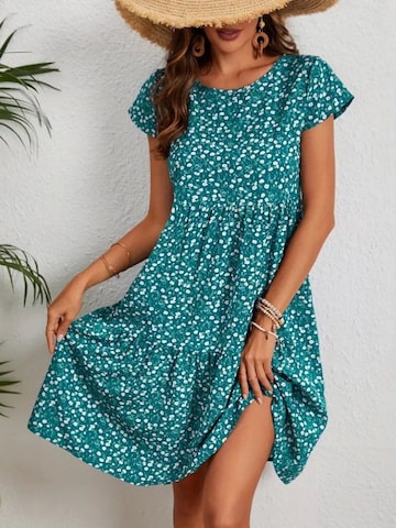 Robe JANE's en vert : devant