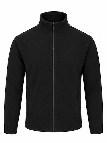 Veste en polaire ØRN Workwear en noir : devant