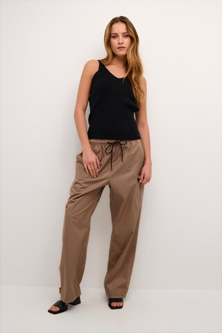 Tops en tricot 'Dela' Cream en noir