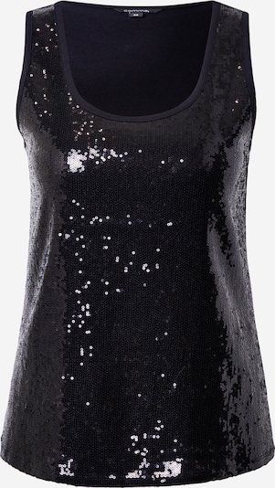 Marškinėliai iš COMMA, spalva – juoda, Prekių apžvalga