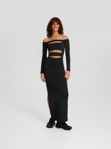 Bershka Kleid in Schwarz