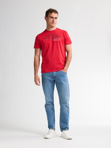 Petrol Industries T-Shirt 'Rawlins' in Rot