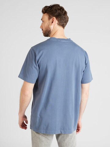 T-Shirt 'Adicolor Outline Trefoil' ADIDAS ORIGINALS en bleu