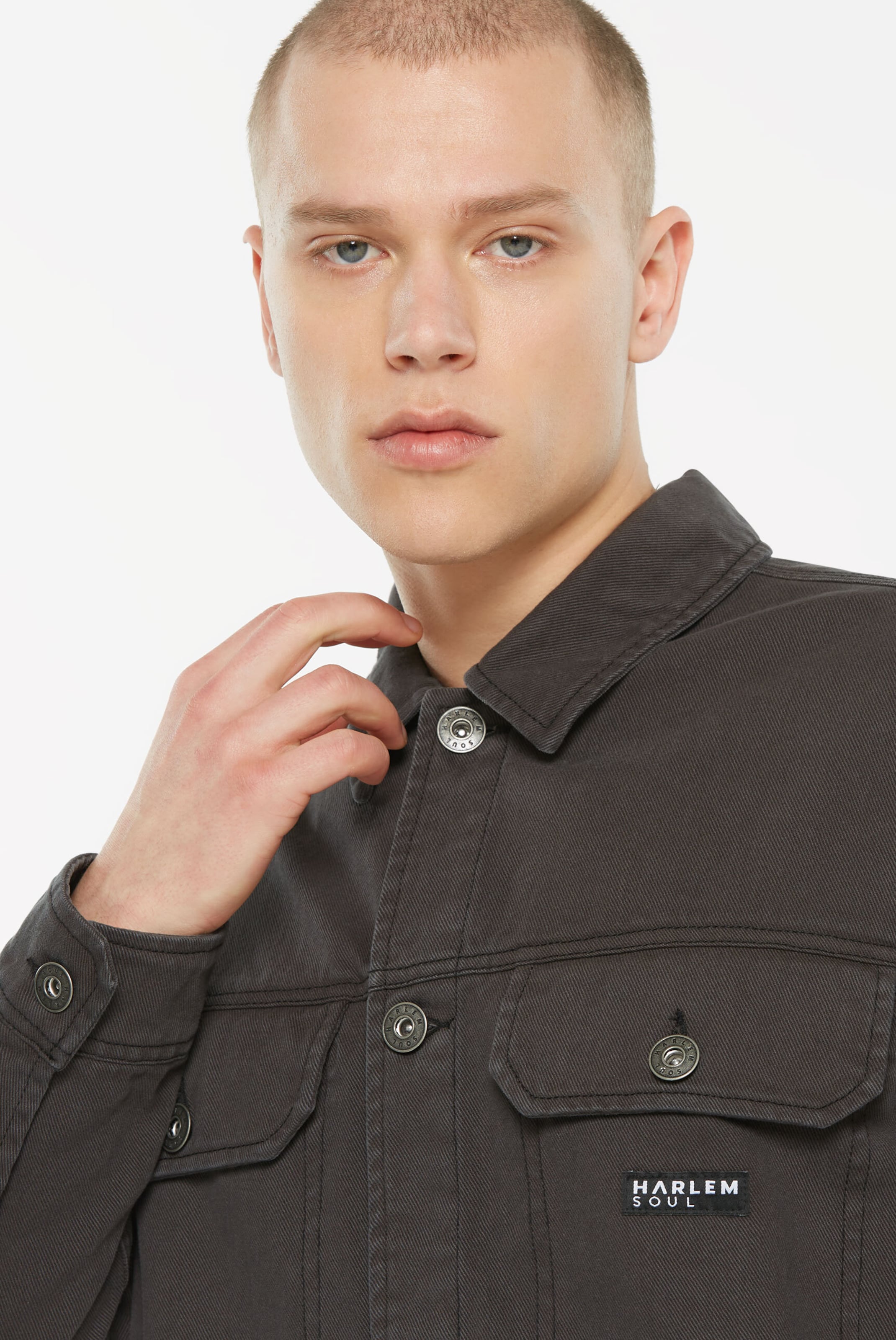 Harlem Soul Winter Jacket in Grey