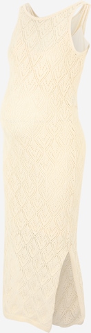 Vero Moda Maternity Knitted dress 'RIVIERA' in Beige: front