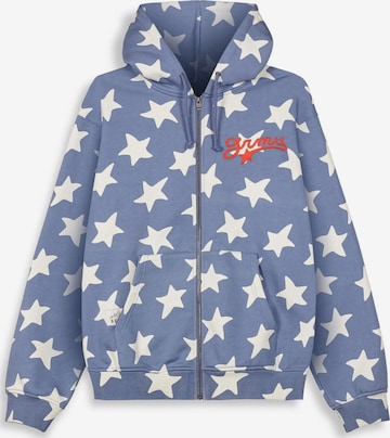 Veste de survêtement Grimey en bleu : devant