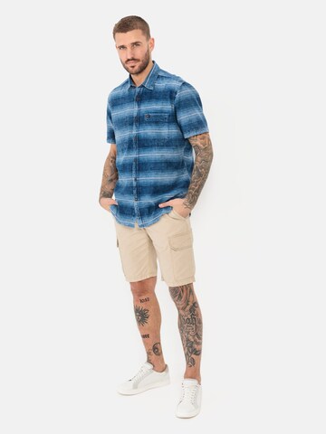 CAMEL ACTIVE Regular fit Button Up Shirt in Blue