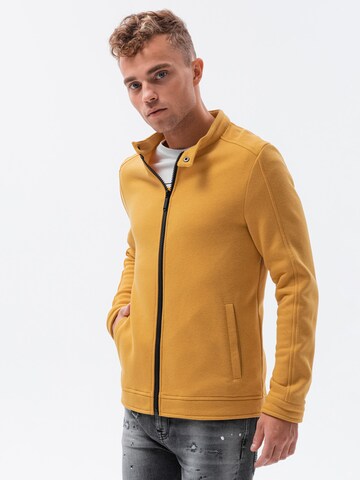 Ombre Zip-Up Hoodie 'B1071' in Yellow