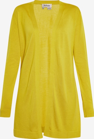 Sidona Knit Cardigan in Yellow: front