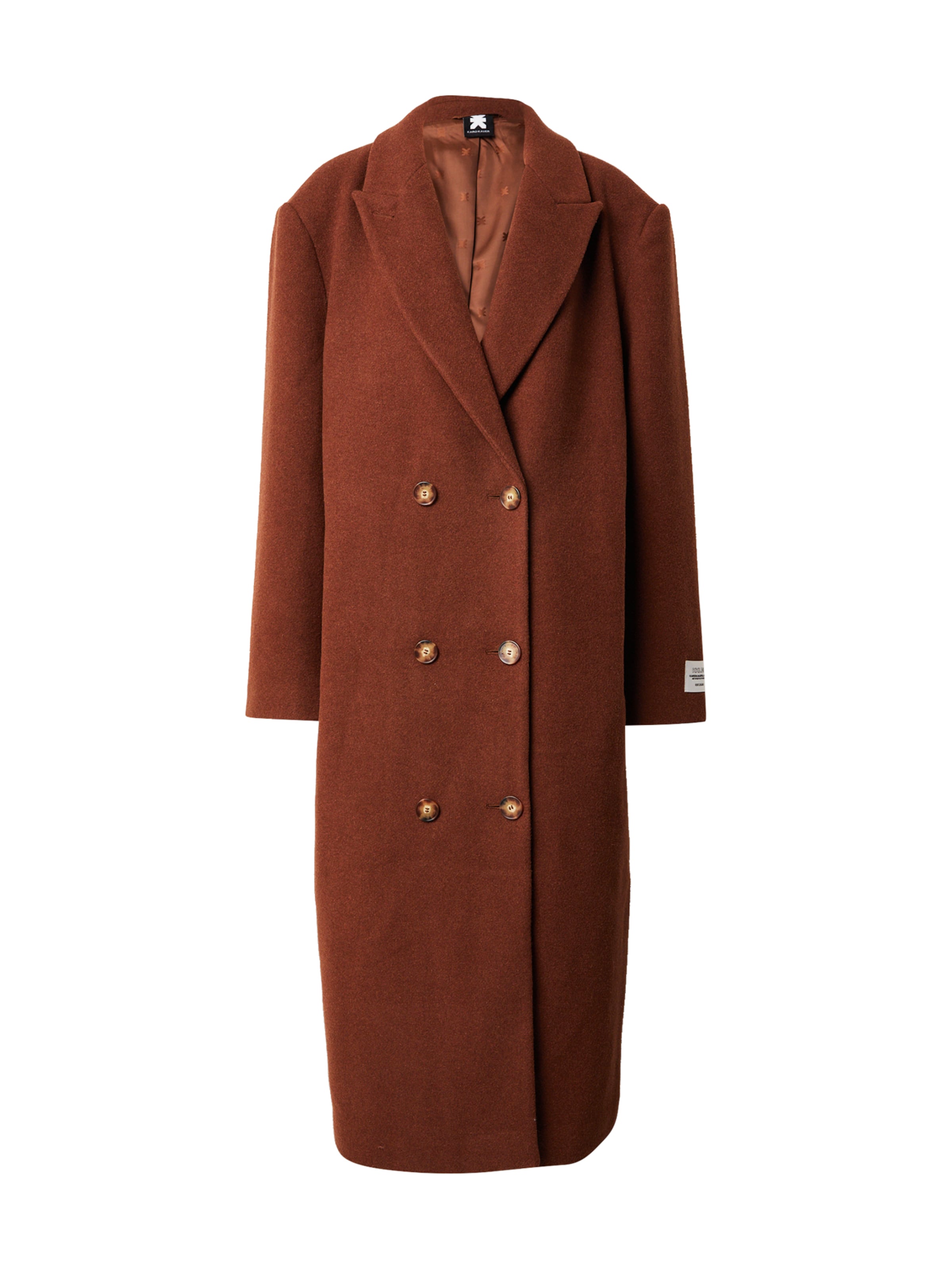 Karo Kauer Overgangsfrakke i brun: forside