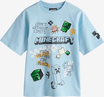 mėlyna Next Marškinėliai 'Minecraft': priekis