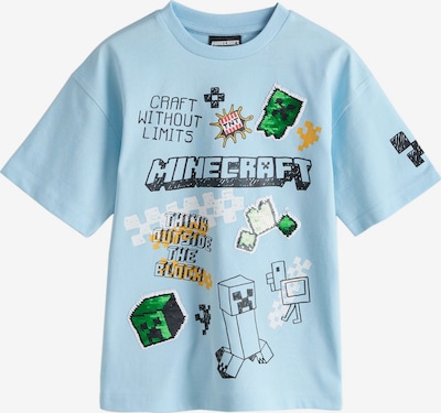 Next Majica 'Minecraft' veličine 98 u nebesko plava / travnato zelena / crna / bijela, Pregled proizvoda