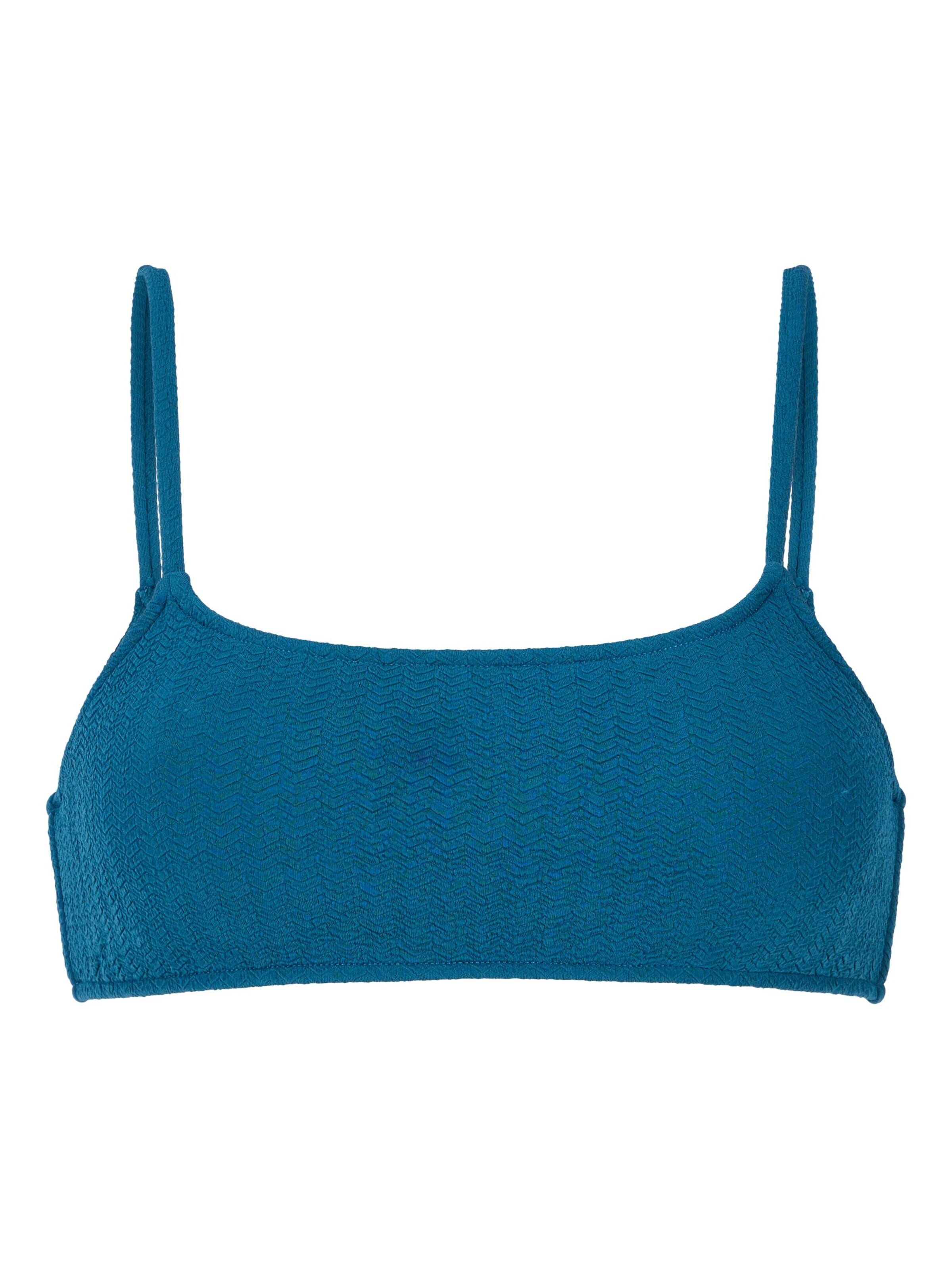 PROTEST Bustier Bikinitop 'MIXDish' in Blauw: voorkant