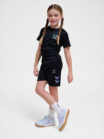 Regular Pantalon de sport Hummel en noir