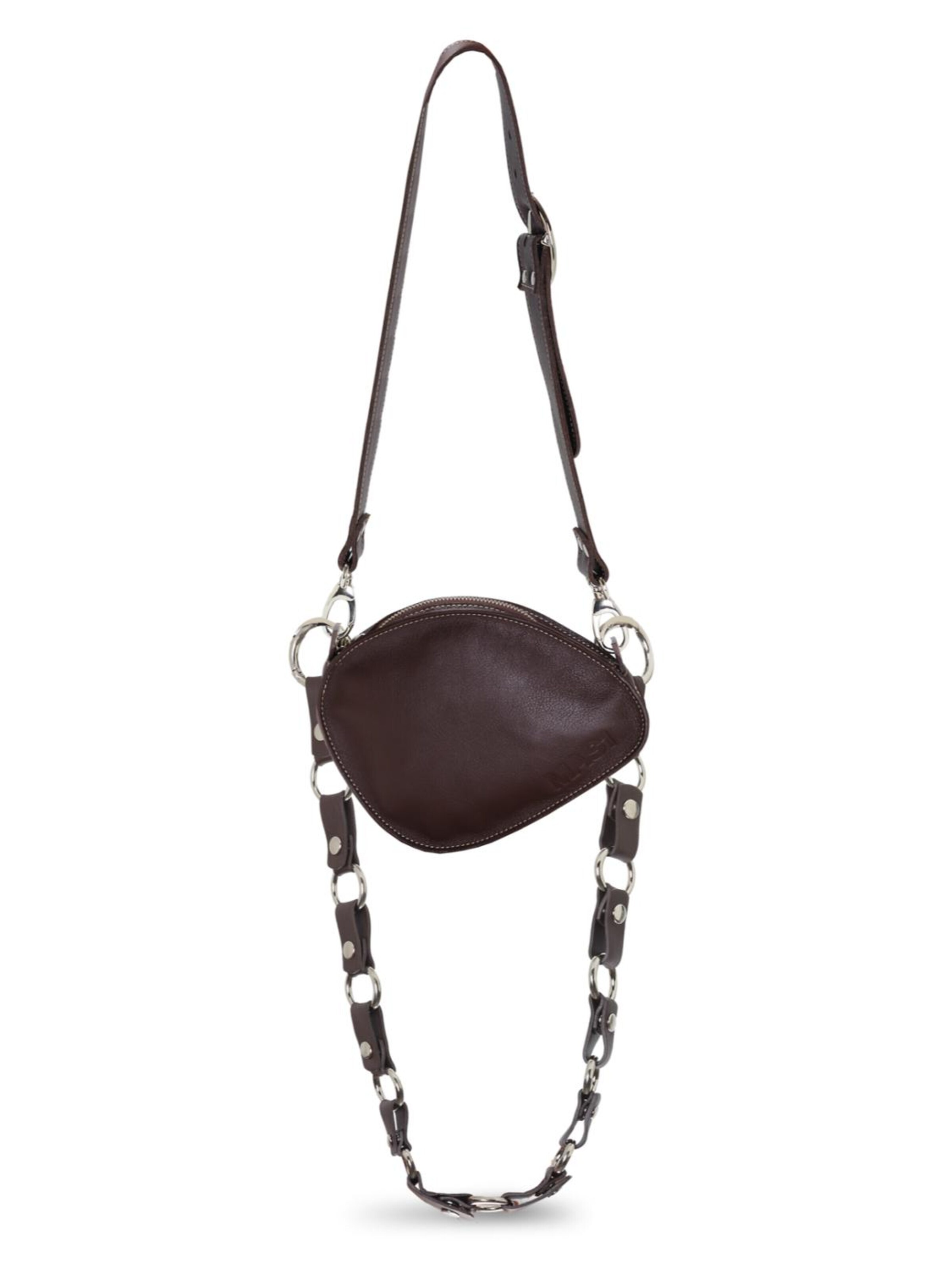 MAS1 Crossbody bag 'Trotter x Duo' in Brown: front