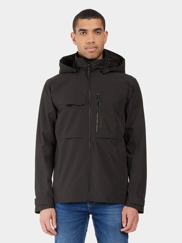 Didriksons Funktionsjacke 'ASTON USX JKT 5' in Schwarz: Vorderseite