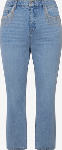 Studio Untold Wide leg Jeans in Blauw: voorkant