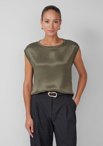 s.Oliver BLACK LABEL Blouse in Green: front