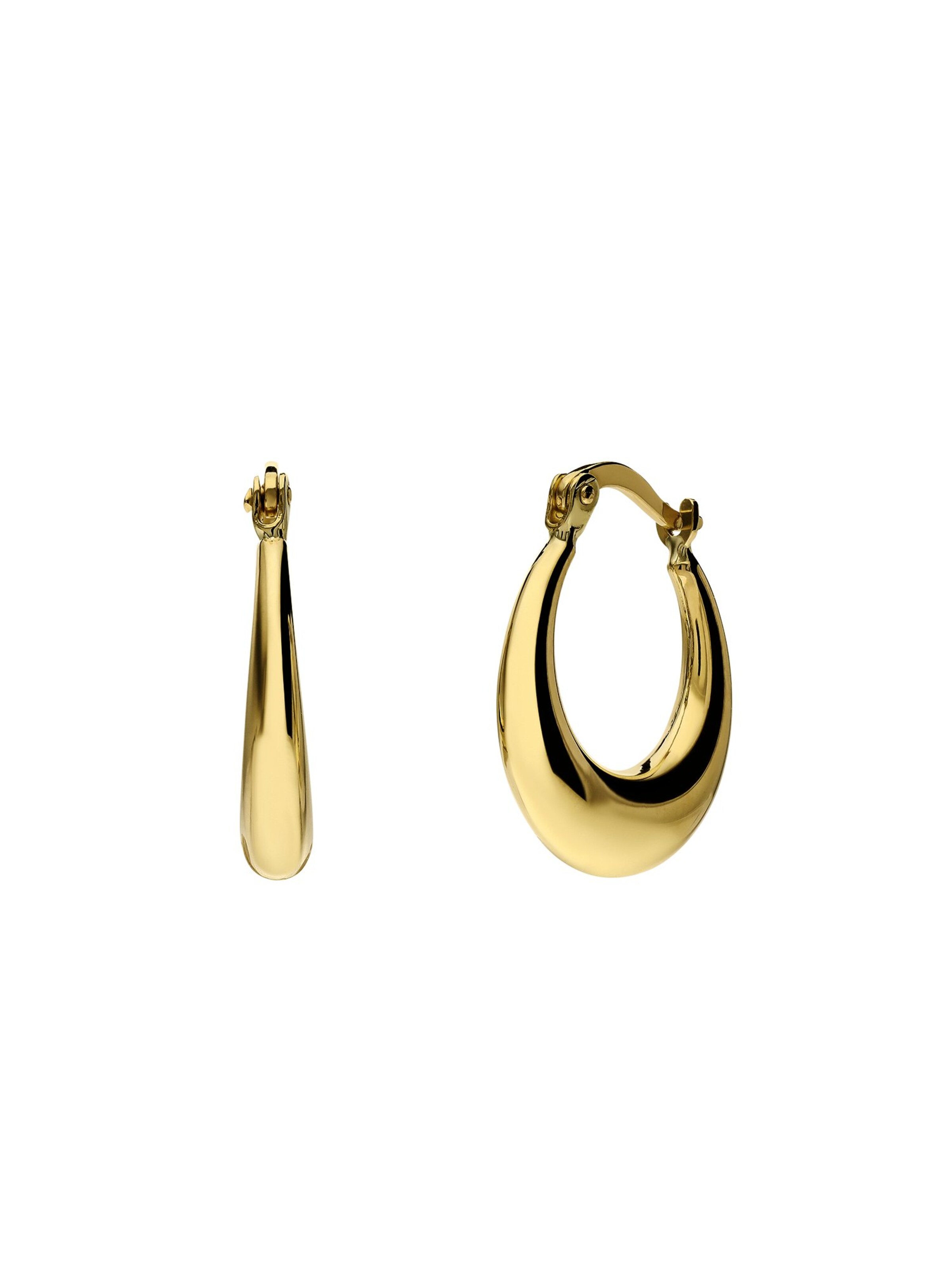 Lucardi Oorbellen in Goud: voorkant