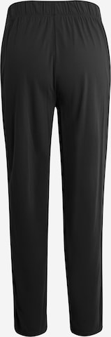 Yvette Sports Normalny krój Spodnie sportowe 'Moonlight' w kolorze czarny