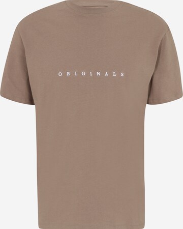 JACK & JONES T-Shirt 'Copenhagen' in Braun: predná strana