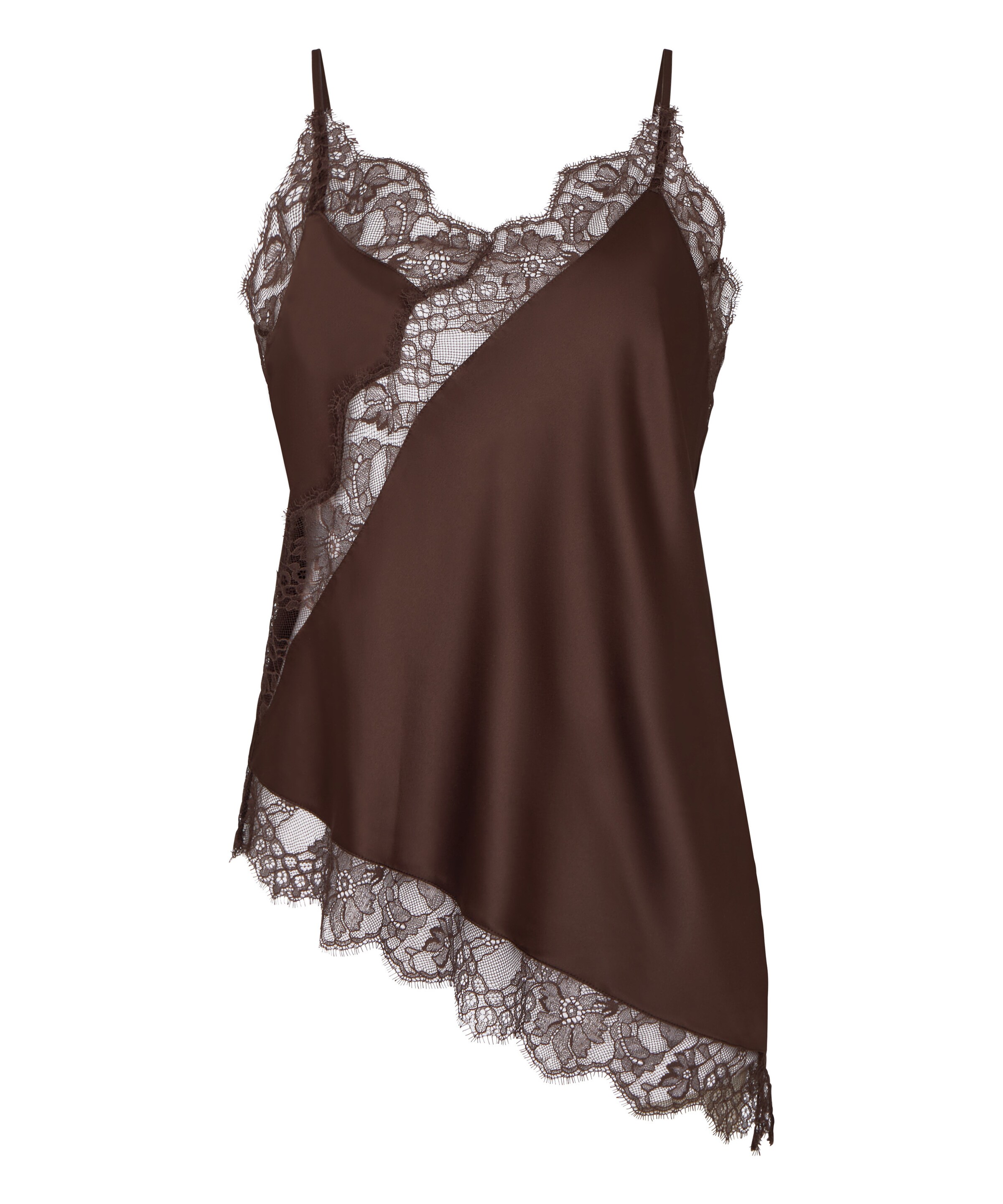 Hunkemöller Negligee 'Cami Cecilia' in Brown: front
