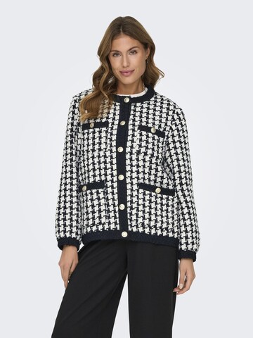 ONLY Gebreid vest 'ONLFlorance' in Zwart: voorkant