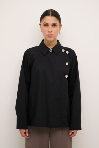 KAREN BY SIMONSEN Bluse 'Klara' in Schwarz: Vorderseite