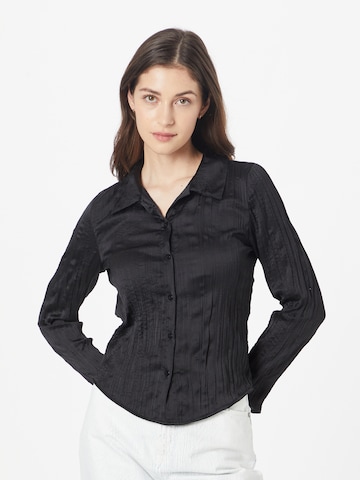 Monki Blouse in Black: front