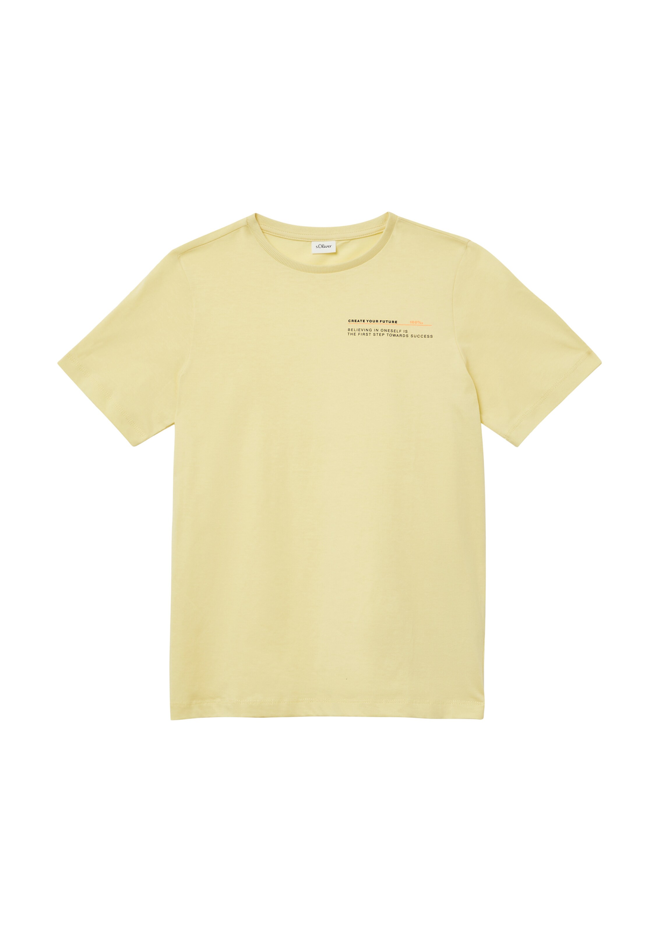 s.Oliver Shirt in Geel: voorkant
