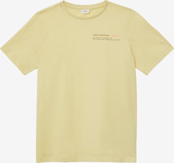 s.Oliver Shirt in Gelb: Vorderseite