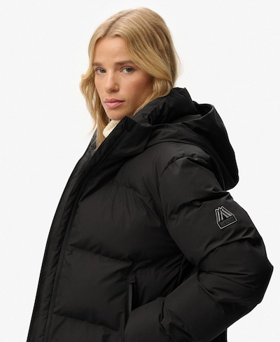 Superdry Winterjas 'City' in de kleur Grijs / Zwart, Productweergave
