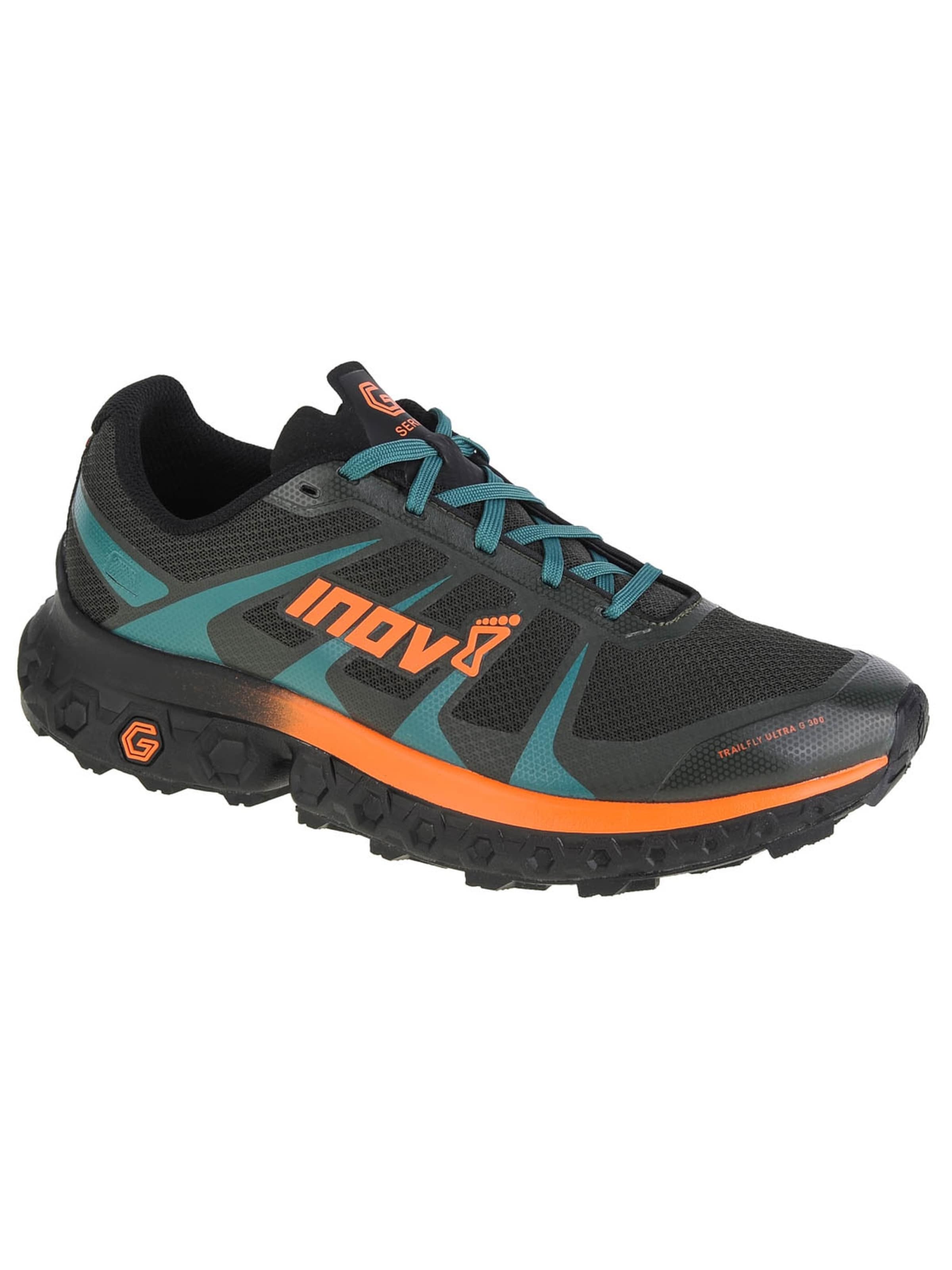 Inov-8 Lage schoen 'Trailfly Ultra G 300 Max' in Zwart: voorkant