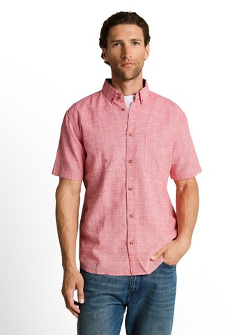 TOM TAILOR Regular fit Button Up Shirt in Orange: front