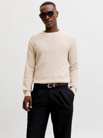 JACK & JONES Sweater 'Eryder' in Beige