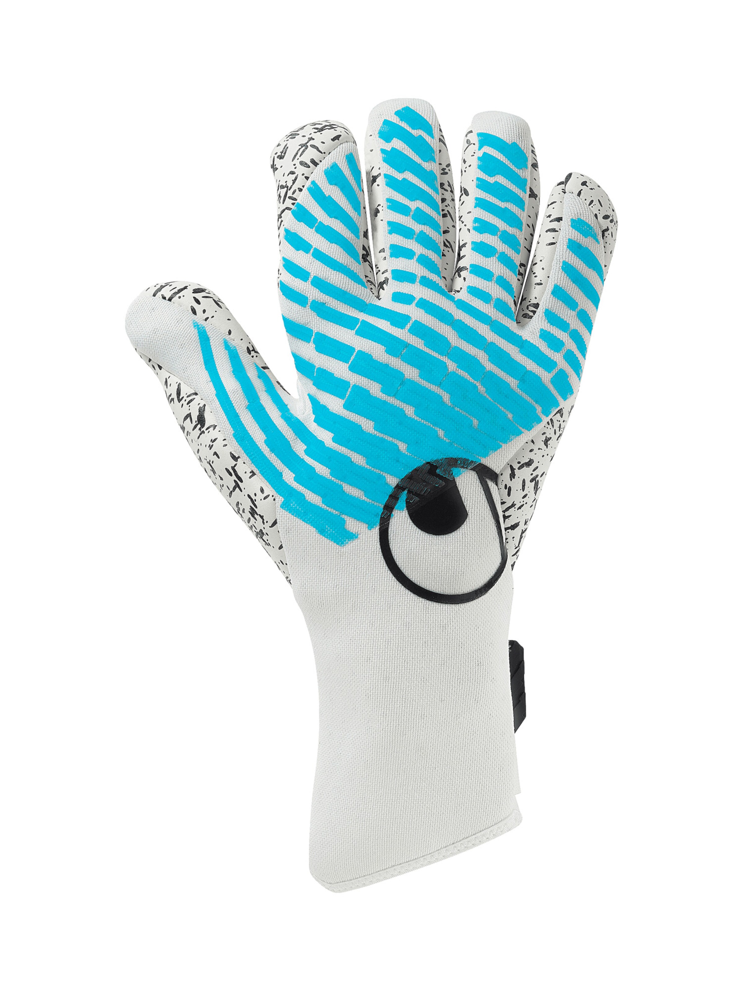 UHLSPORT Sporthandschuhe 'FM Cybertec Supergrip+' in Weiß: Vorderseite