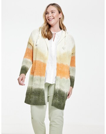 SAMOON Knit Cardigan in Mixed colors: front