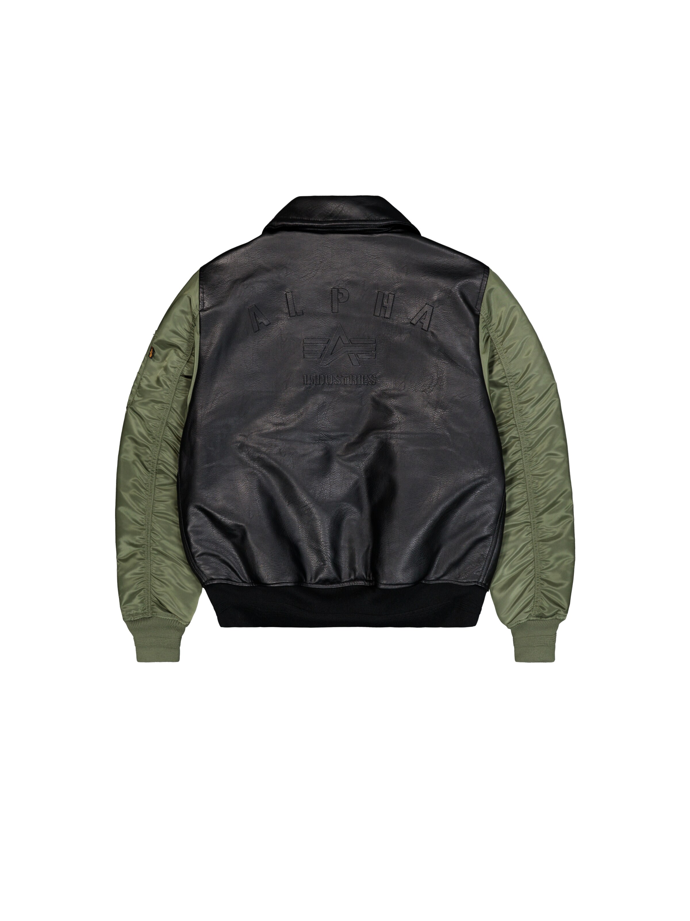 ALPHA INDUSTRIES Jacke 'Cwu Fl Mod' in Grün: Rückseite