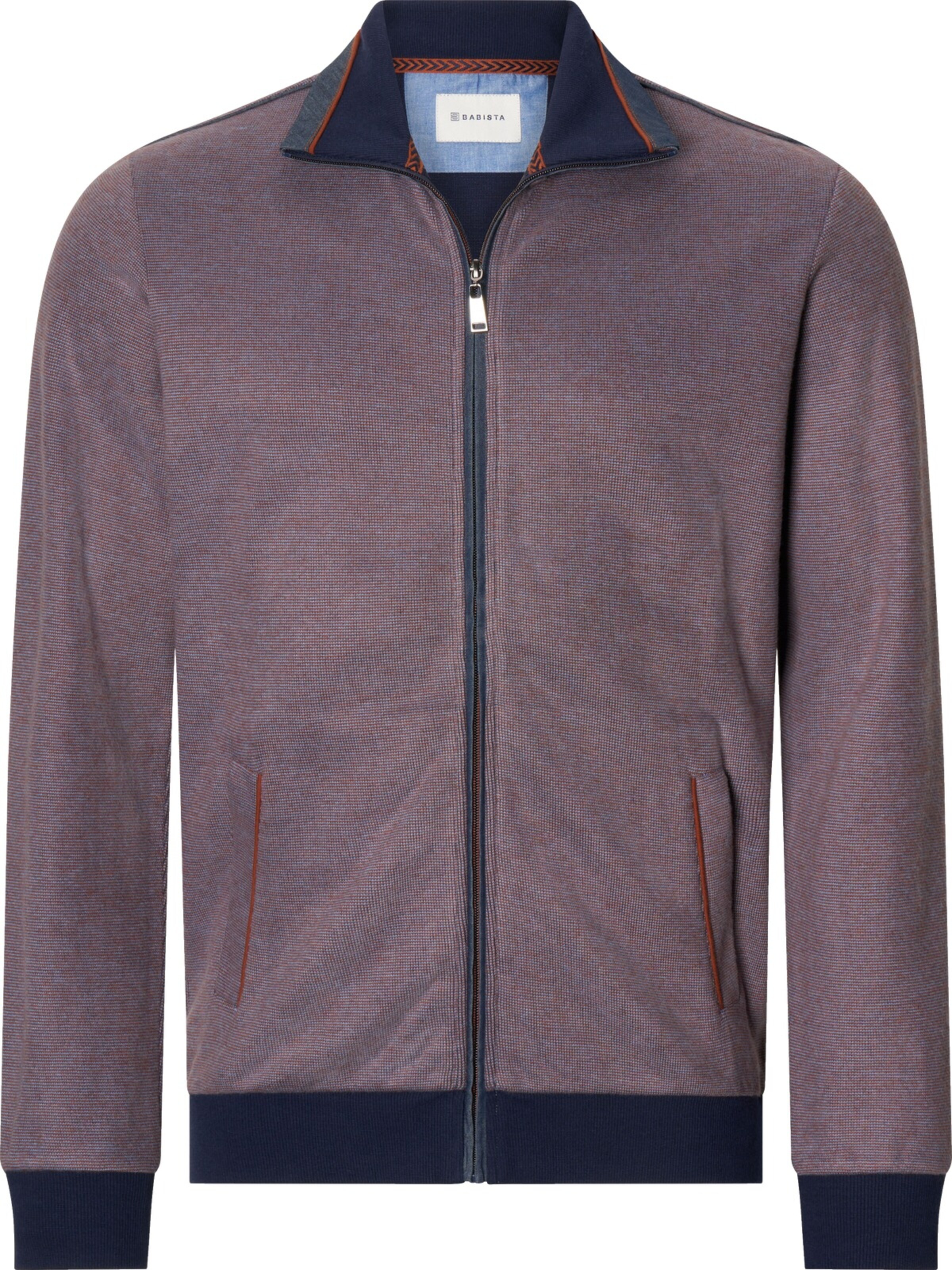 BABISTA Zip-Up Hoodie ' Giobello ' in Red: front