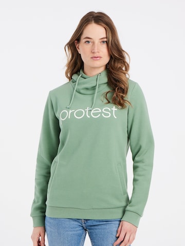 PROTEST Sweater 'CLASSIC LOGO HOODY' in Green