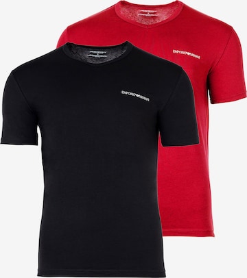 Emporio Armani - Camisa em vermelho: frente