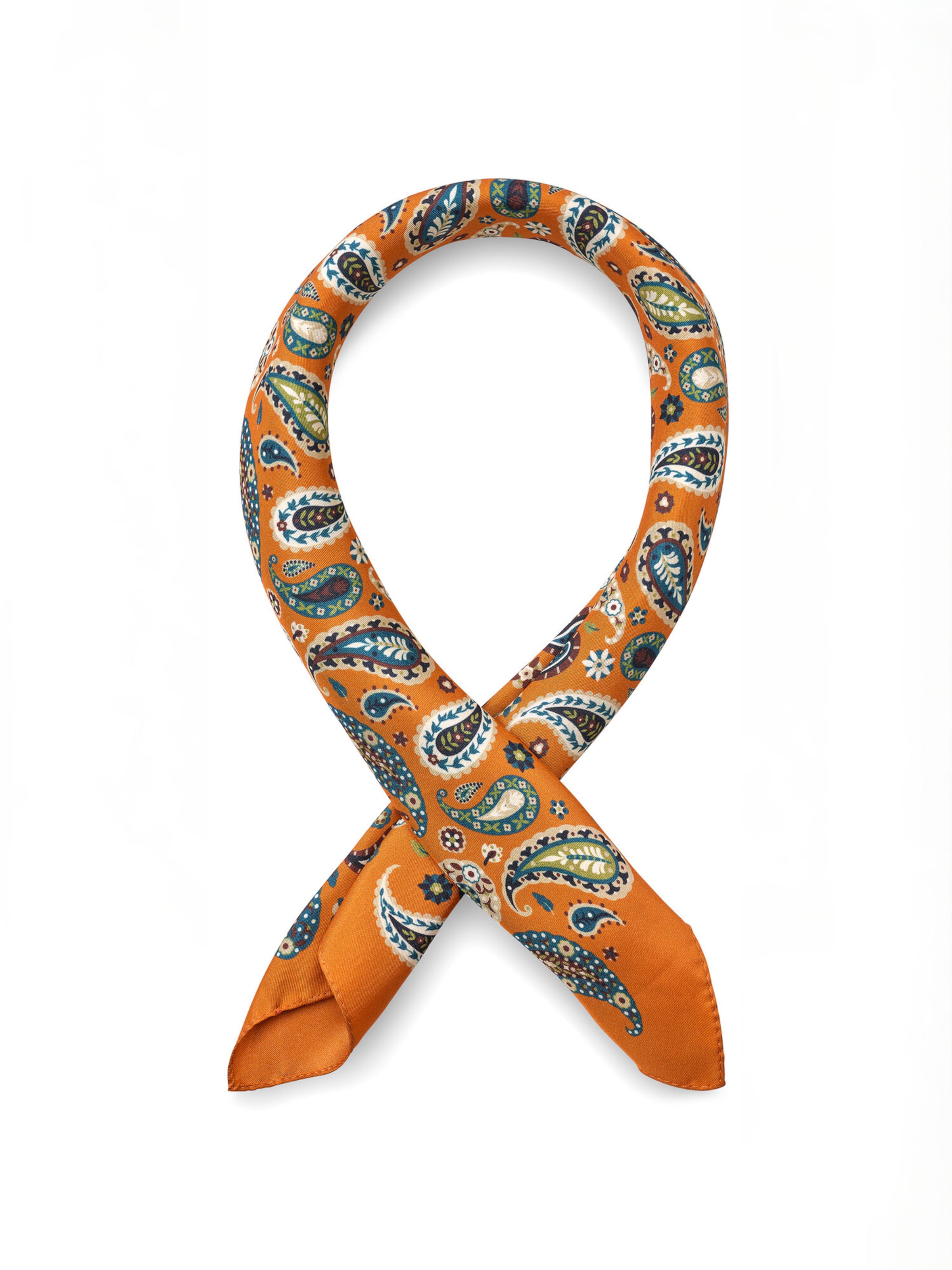 Fawler Stropdas ' Virtuo ' in Oranje: voorkant