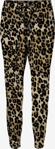 ruda VERO MODA Laisvas Klostuotos kelnės 'VMEVA': priekis