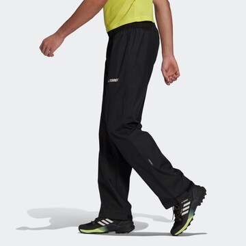 ADIDAS TERREX Regular Outdoor Pants 'Primegreen' in Black