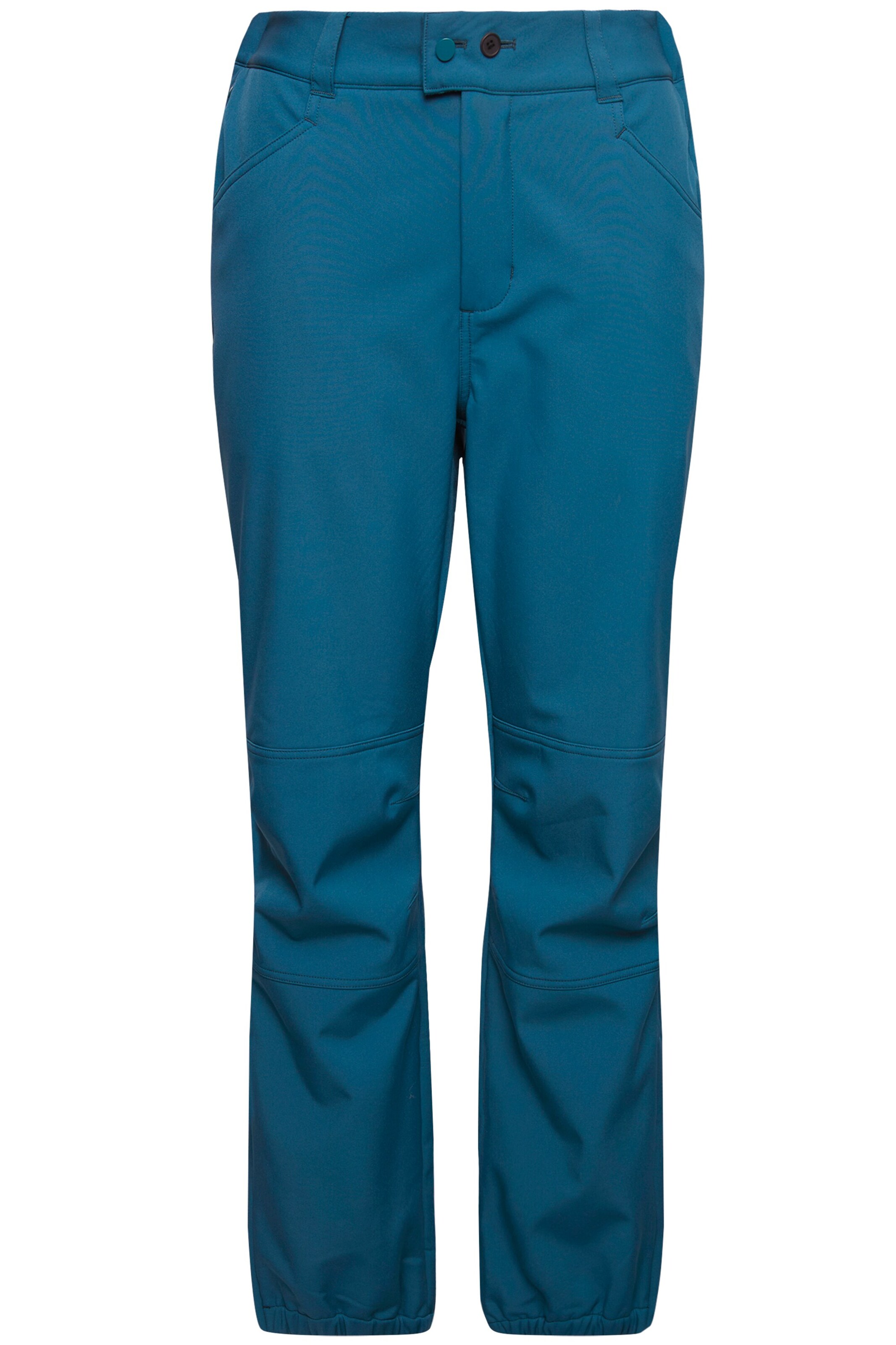 Ulla Popken Tapered Funktionshose in Blau: Vorderseite