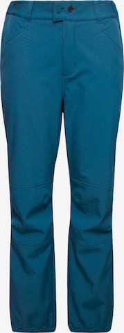 Ulla Popken Weatherproof pants in Blue: front