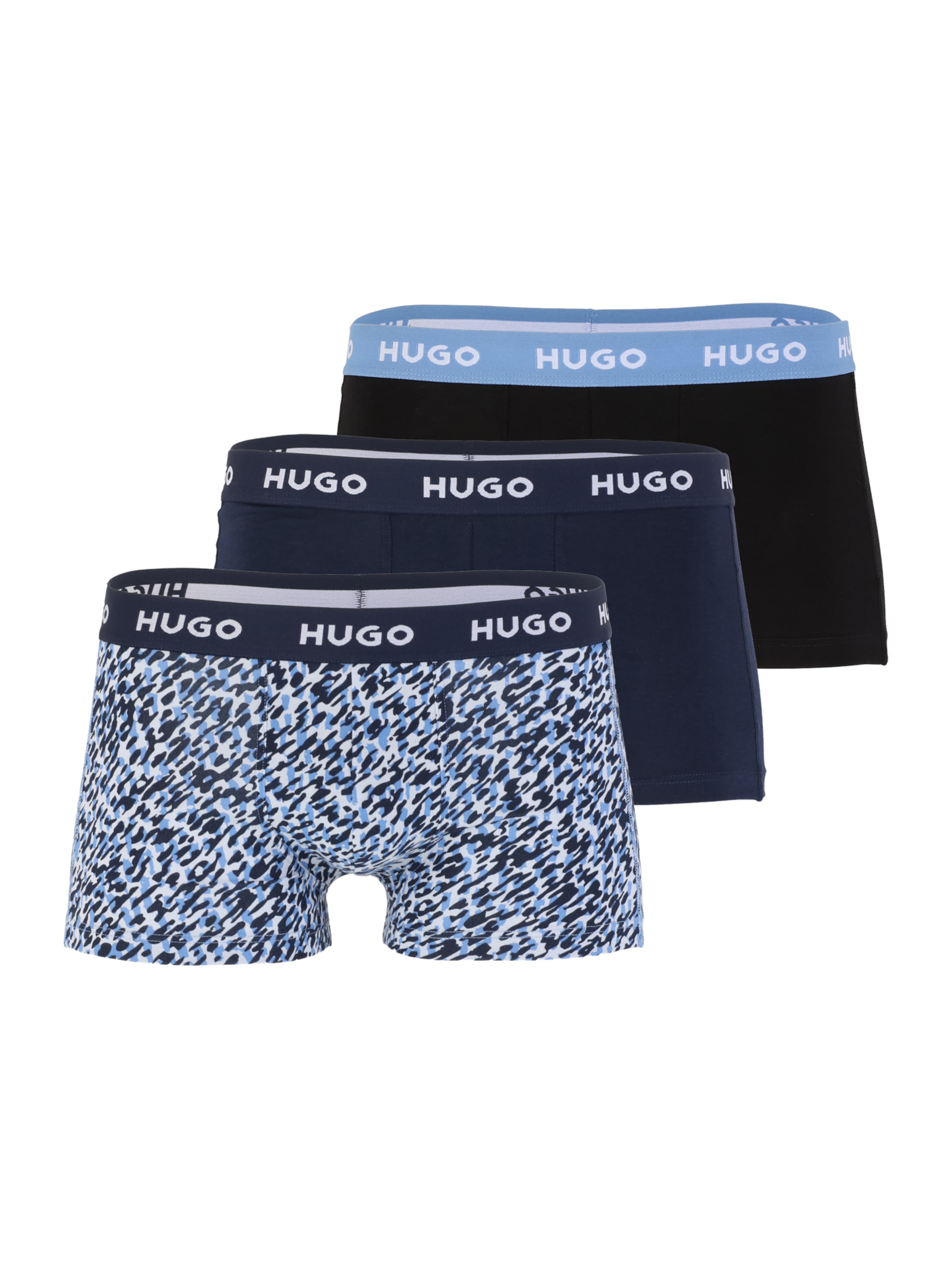 HUGO Boxerky - Modrá: predná strana