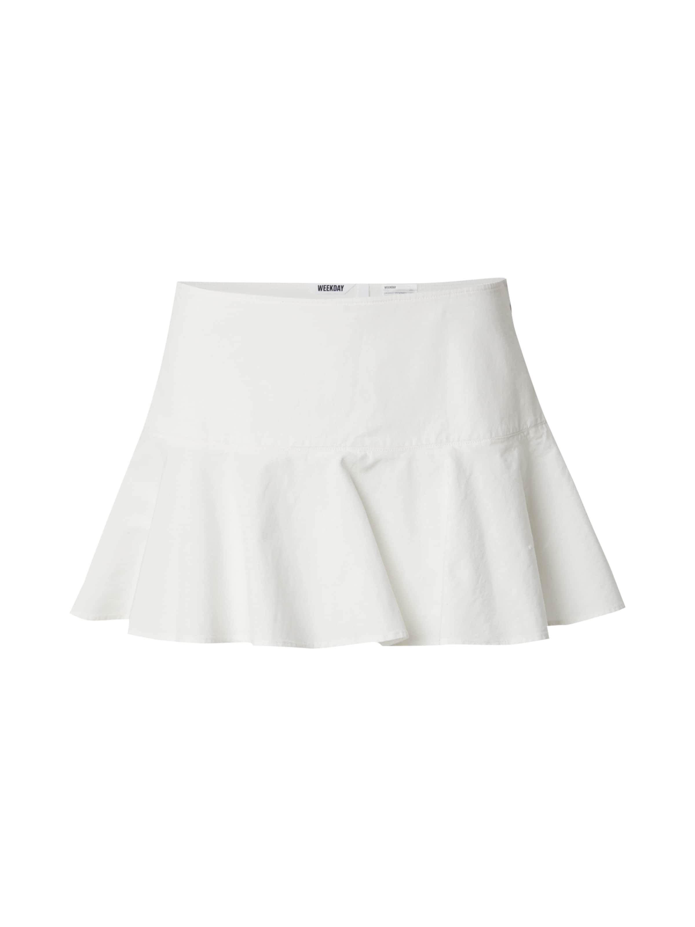 WEEKDAY Skirt 'Ruby' in White: front