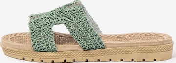 Brasileras Slippers 'Braida' in Green: front